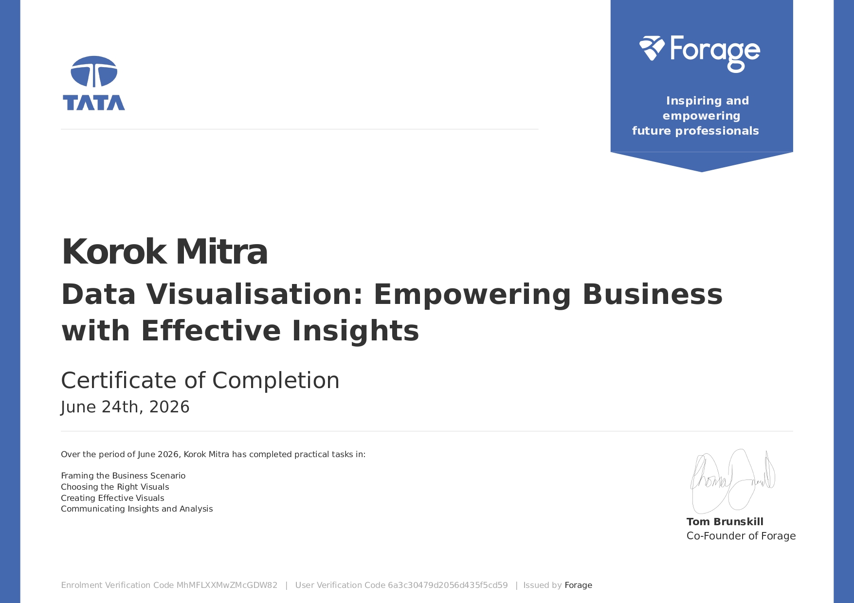 Data Visualisation Forage preview